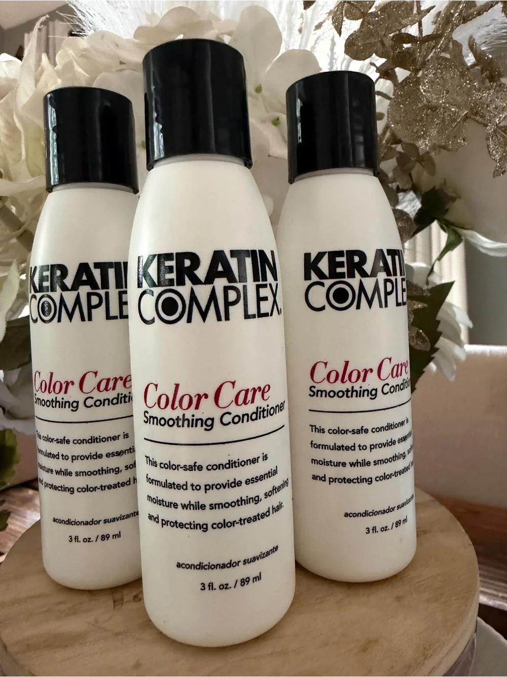 LOT OF 3 Keratin Complex (3) 3 oz travel size Conditioner color care NEW